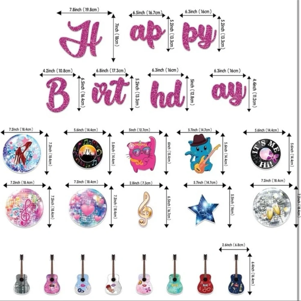 NWT Taylor Swift Party‎ Supplies